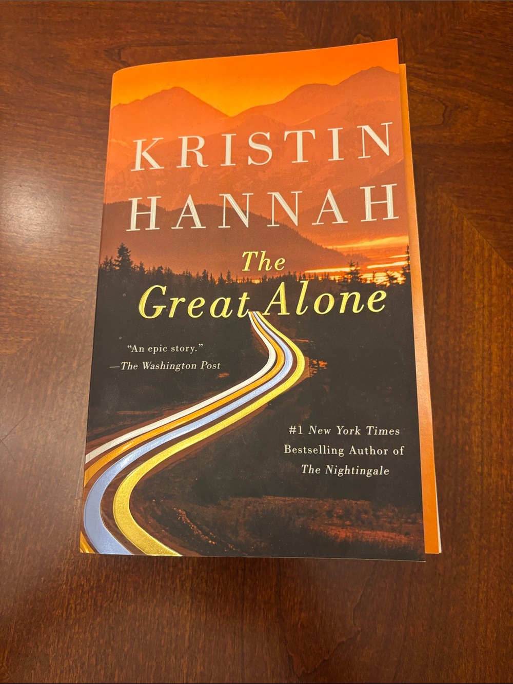 The Great Alone Paperback Book - Orange Cover